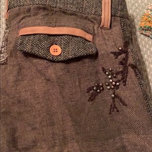 Embroidered trousers